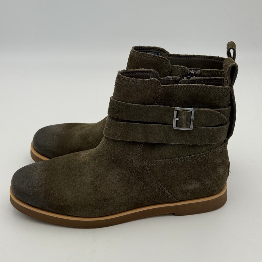 UGG Josefine Ankle Boot Slate Suede Buckle